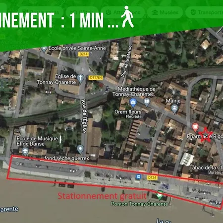 Cosy Et Lumineux A Charente Апартаменты *